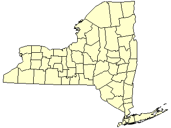 Clickable Map of New York State Counties